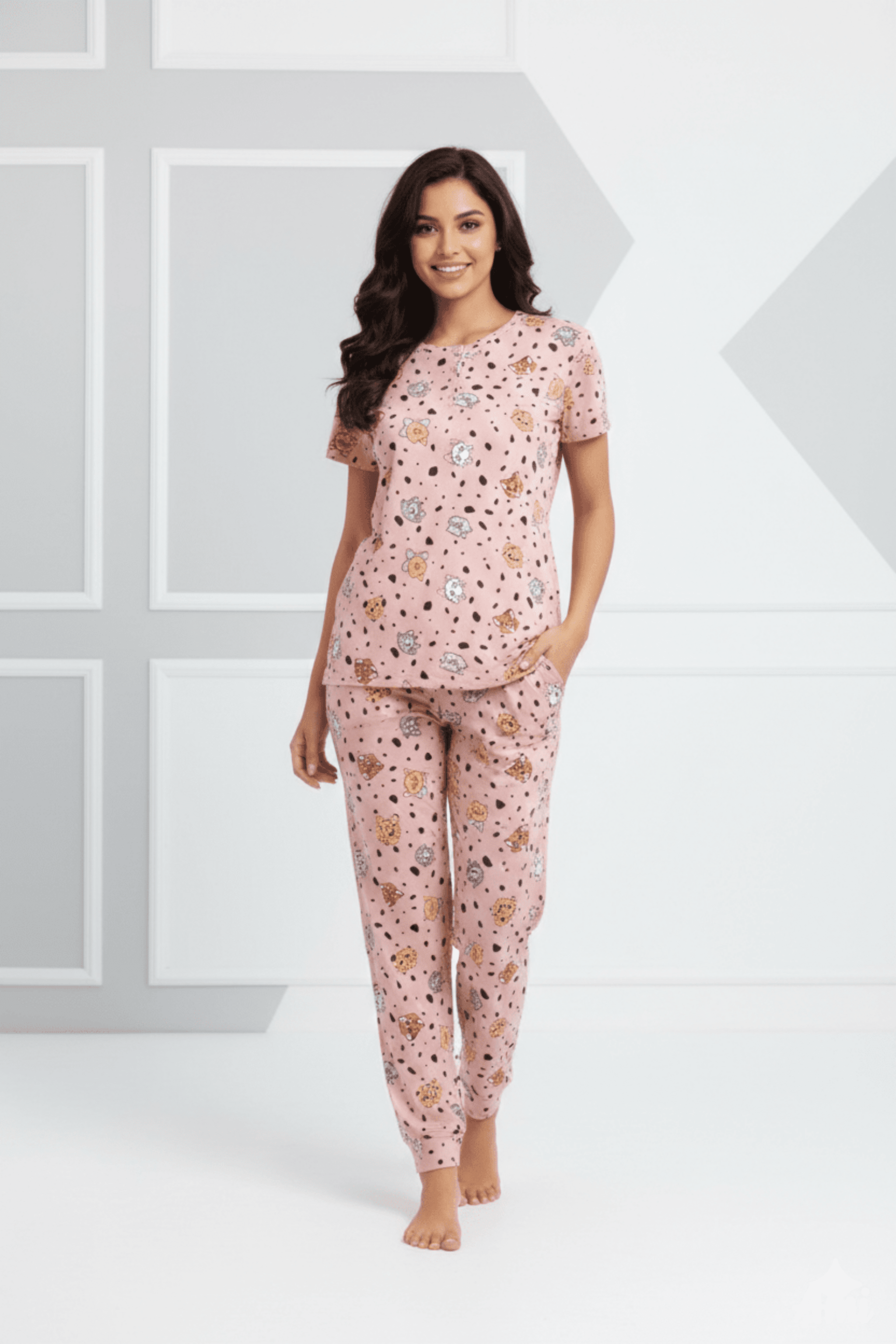 Pijama Mujer Gatitos - 3