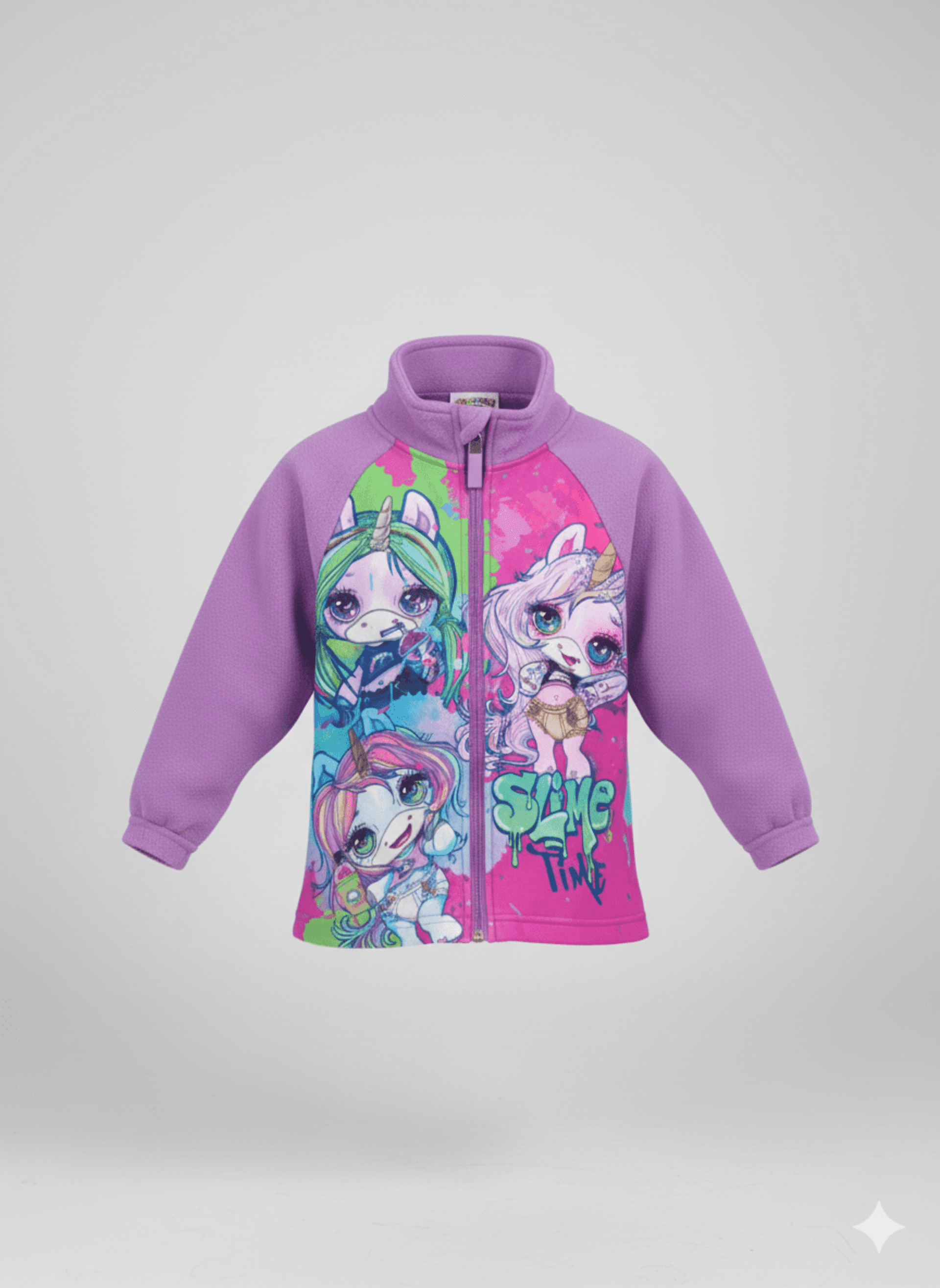 Chaqueta Polar Niña Unicornio - 2